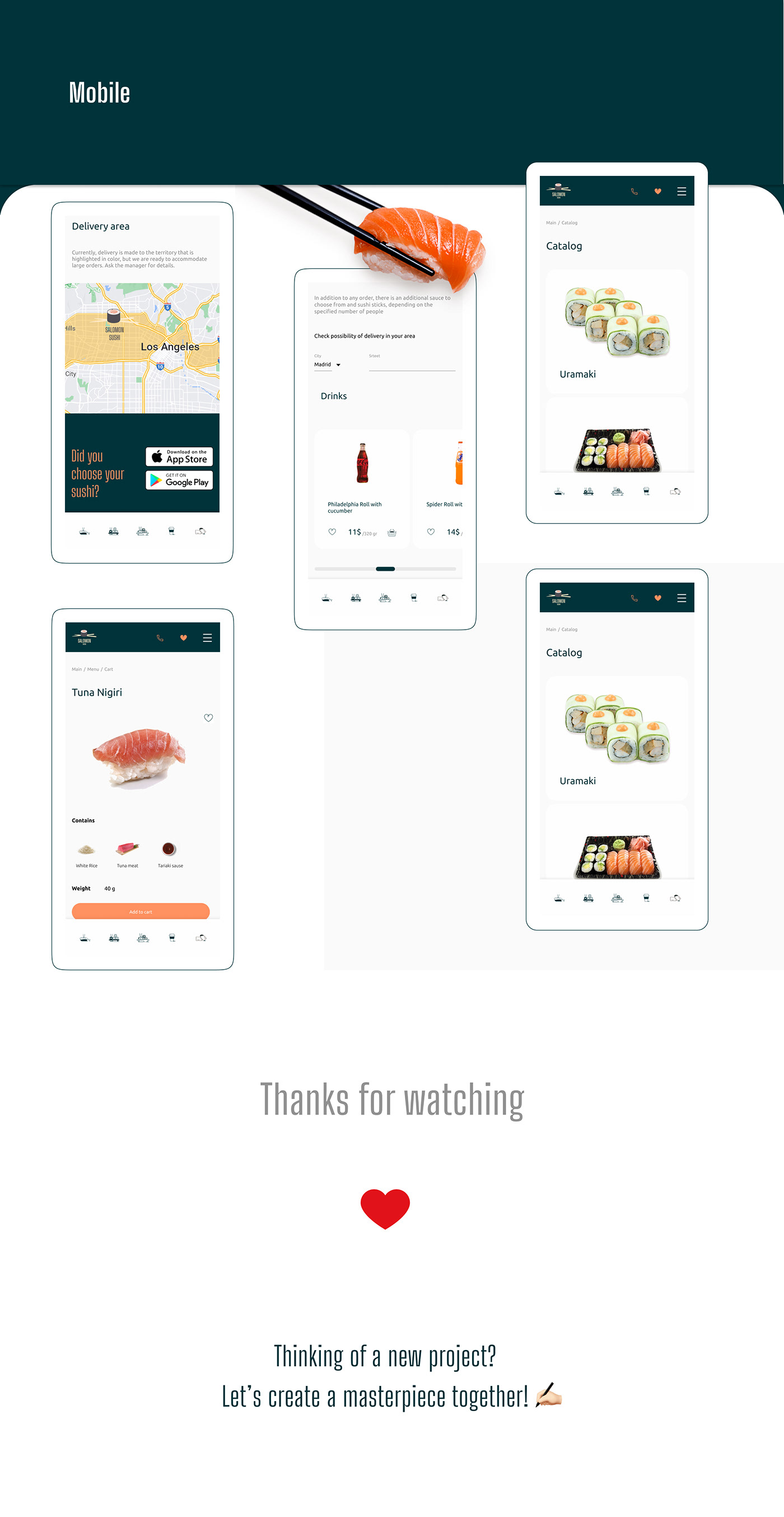 concept Ecommerce Figma Food  menu menu design restaurant menu sushi restaurant Web Design  Webdesign