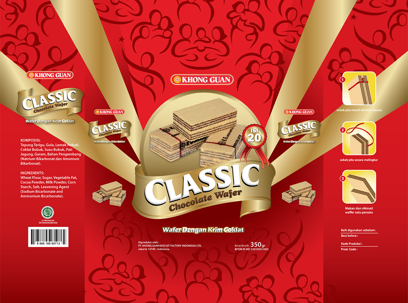 heritage brand indonesian packaging Inspiring packaging khong guan packaging design visual design