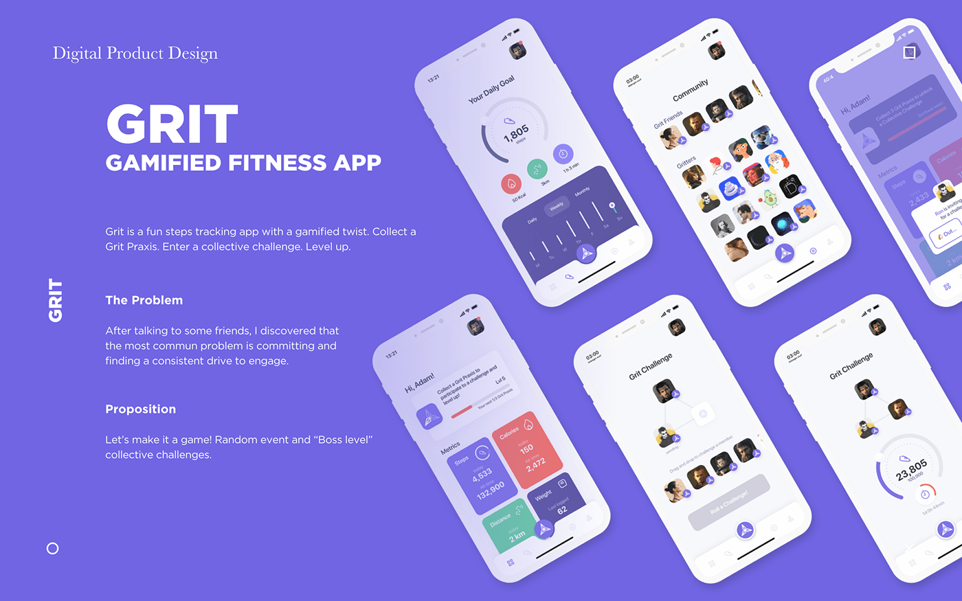app design digital fitness mobileapp product UI ux