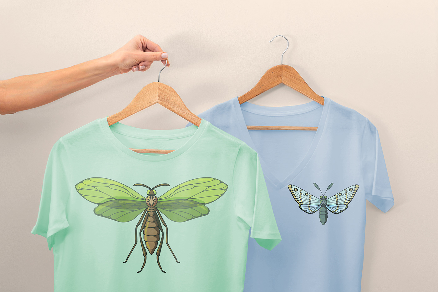 beautiful insects bug butterfly cicada dragonfly Insects Patterns
