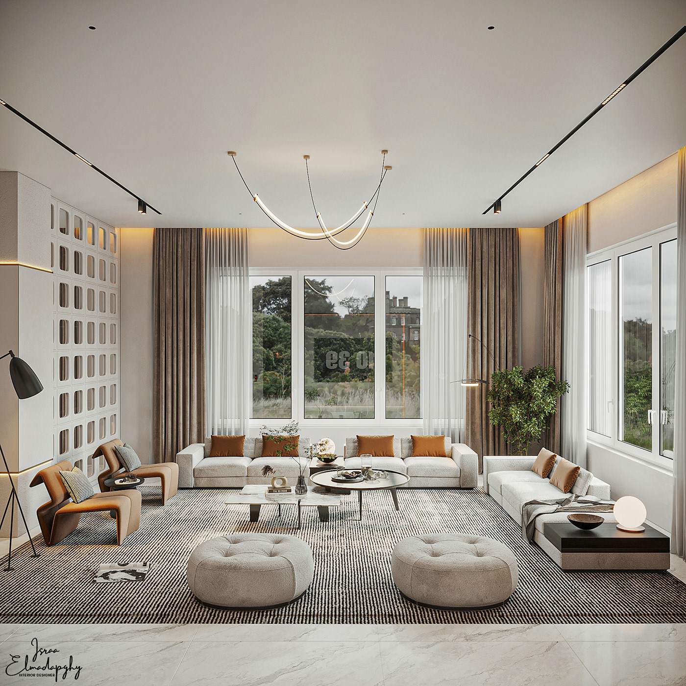 design living room interior design  visualization 3ds max home decor decoration Render 3D house