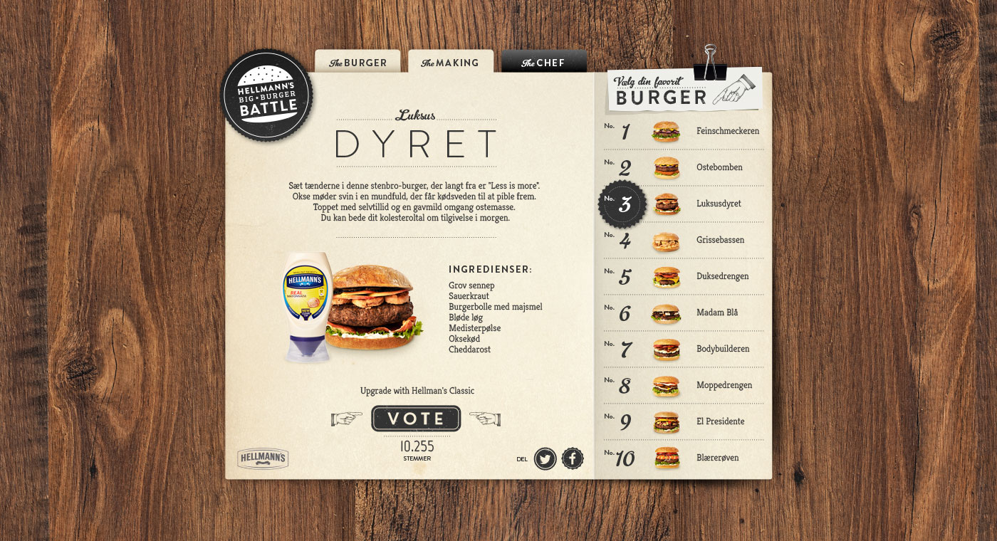 hellmanns hellmann's mayonnaise app application burger Food  true voight