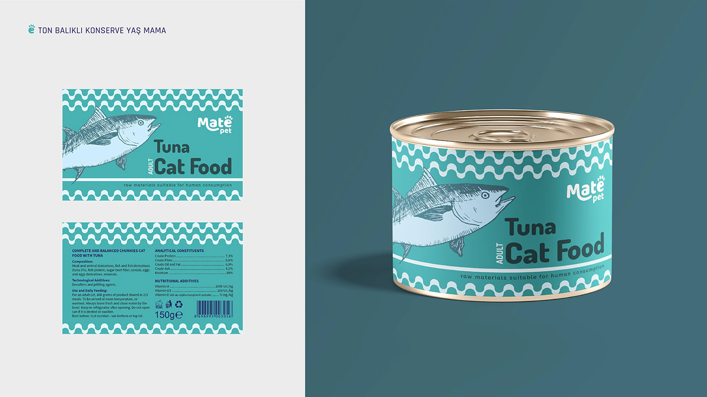 Behance Cat catfood design dribbble graphic ilustration Packaging Pet Pinterest