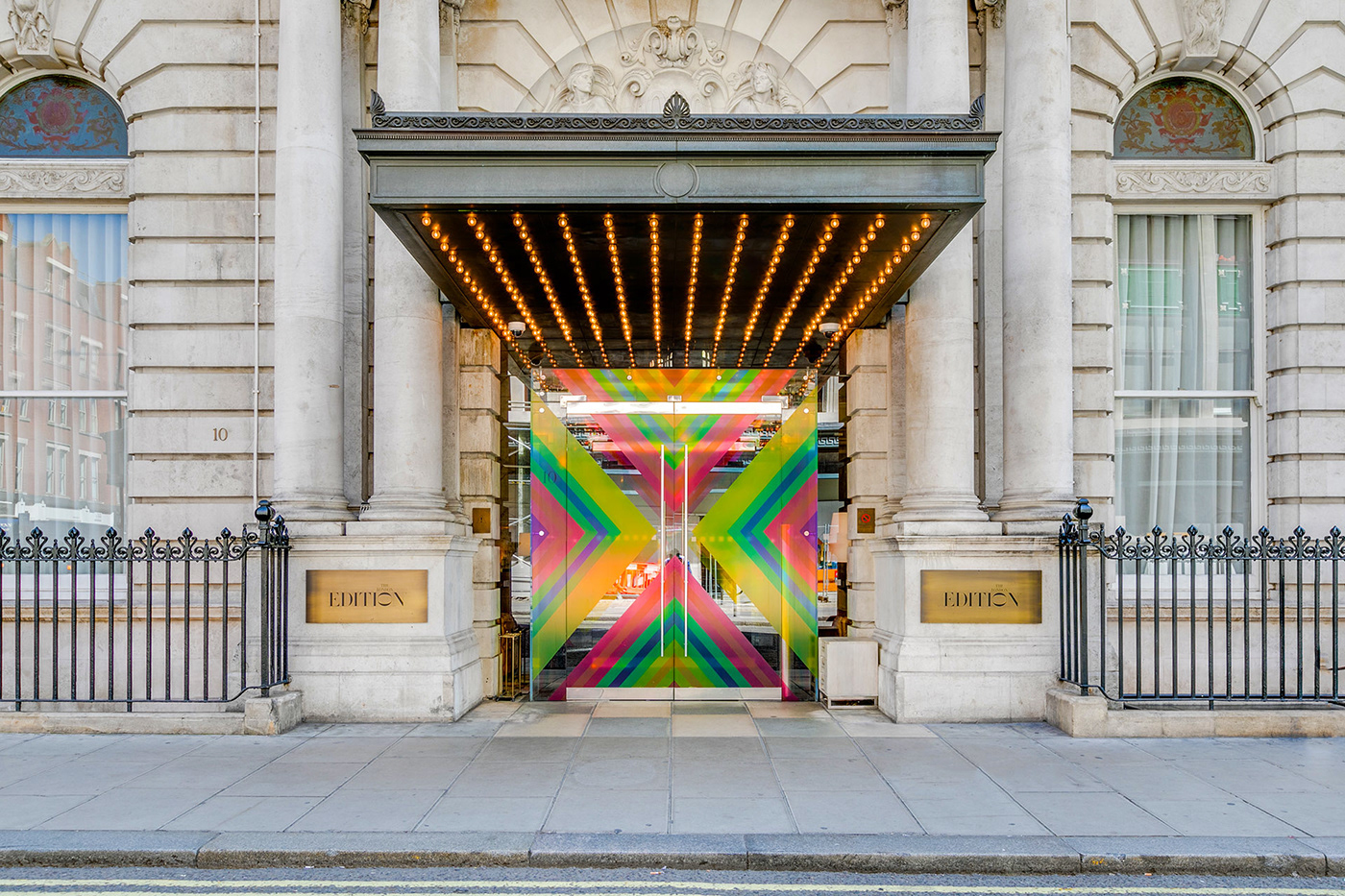 artwork color geometric immersive installation Mural Patterns