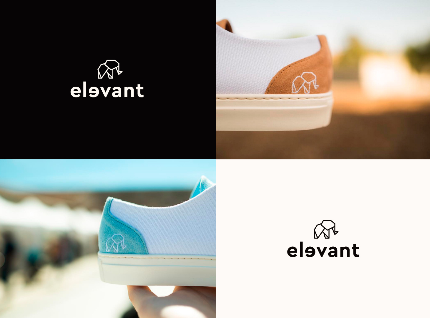 logo brand shoes identity Fashion  elephant