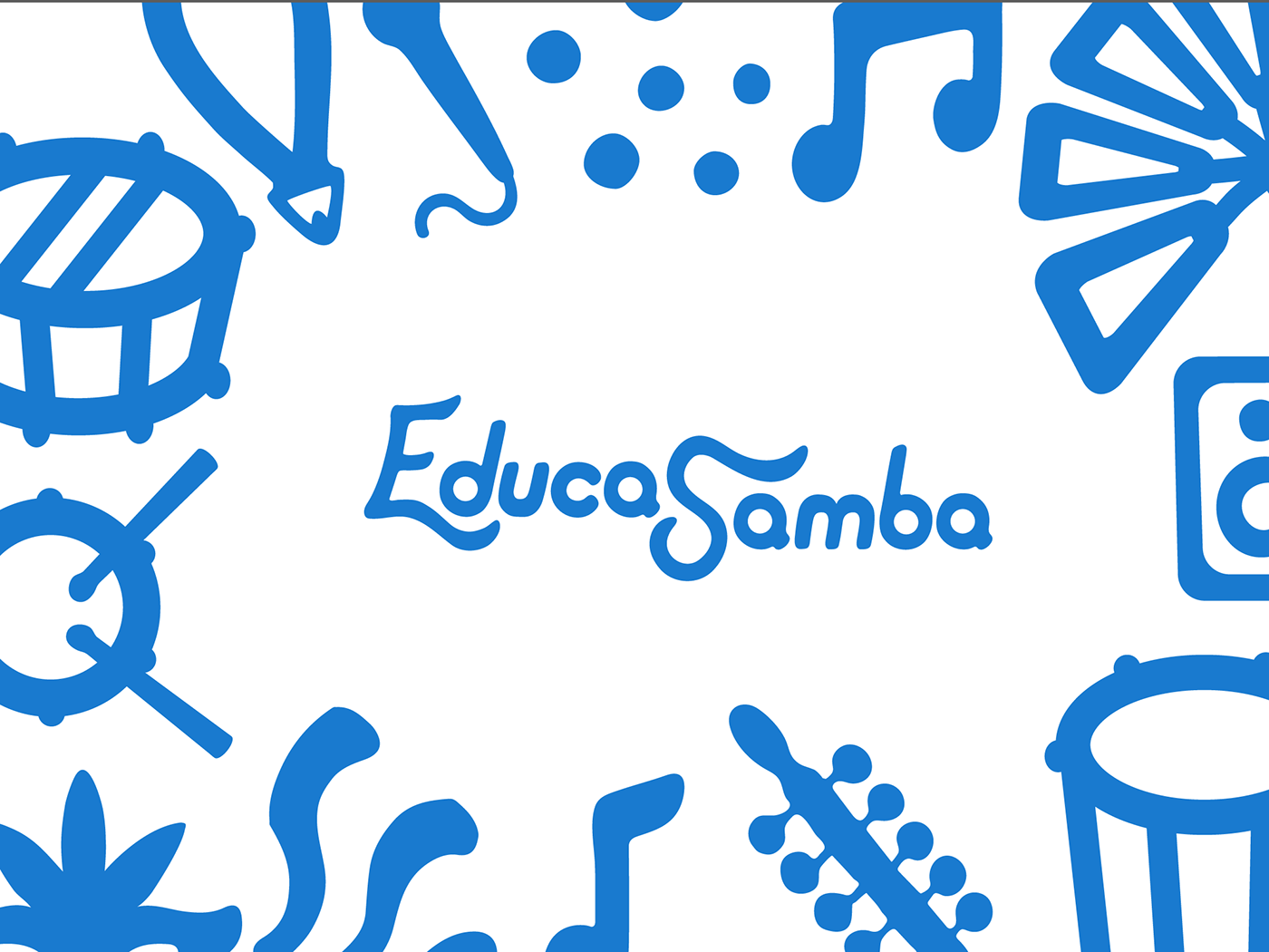 brandidentity branding  Brazil culture Education iconography icons logodesign redesign Samba