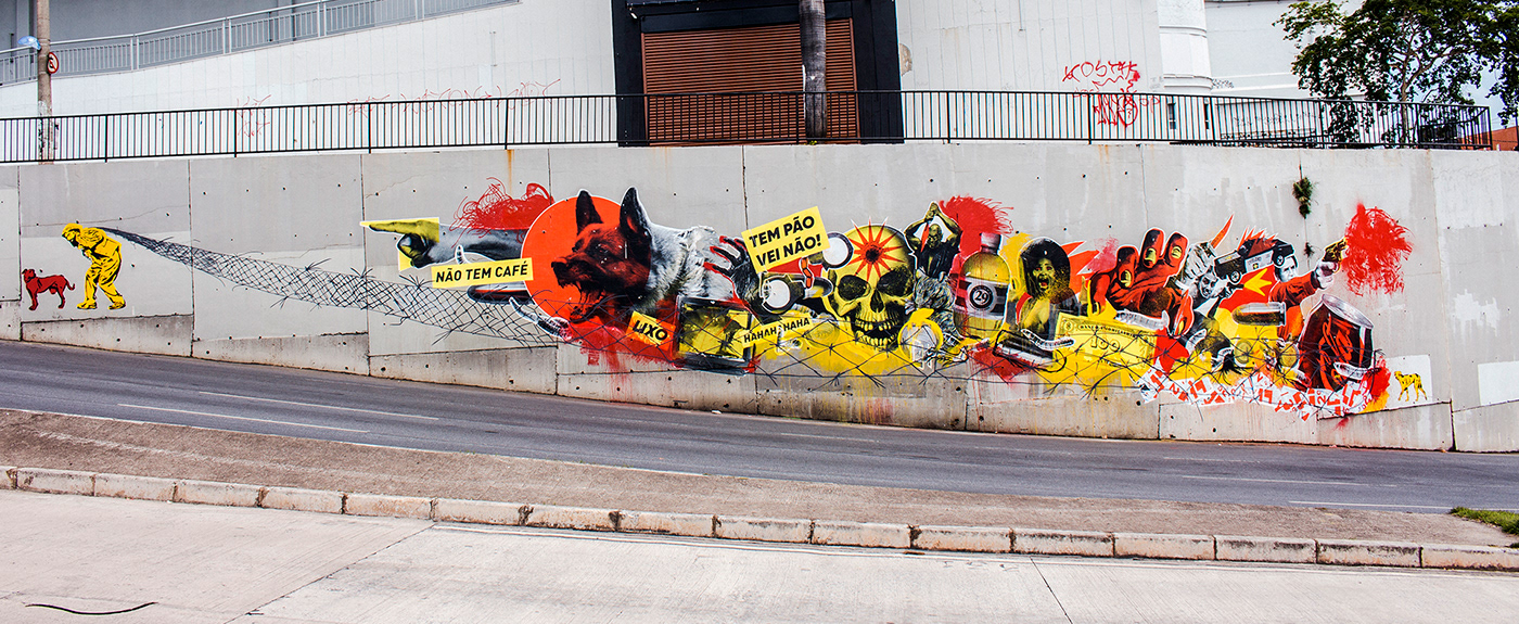 wheat-paste poster print poster-bomber lambe lambe art morador de rua homeless painting   URBAN INTERVECTIONS