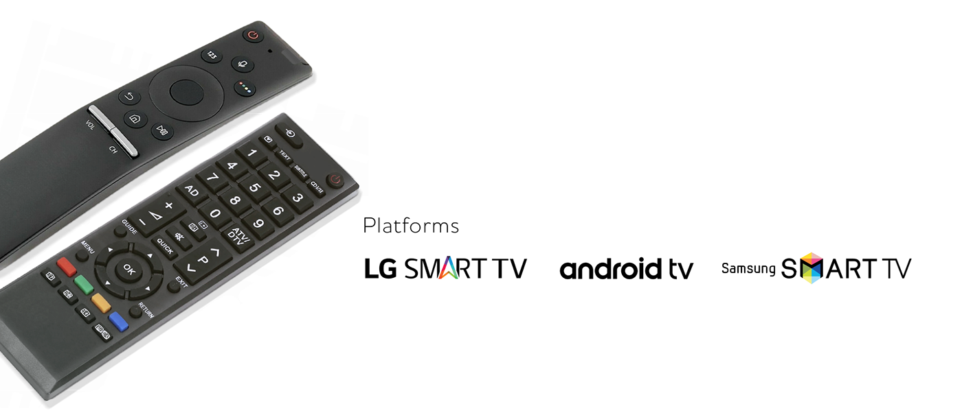 android Interface Internet IPTV set Smart tv key visual