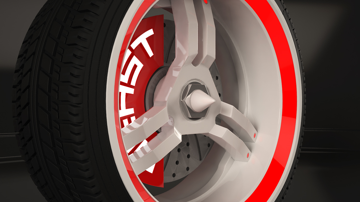 wheel 3ds MAX mechanics alloy rim glow Customise Custom bespoke Urban 3D Bump uvmap  