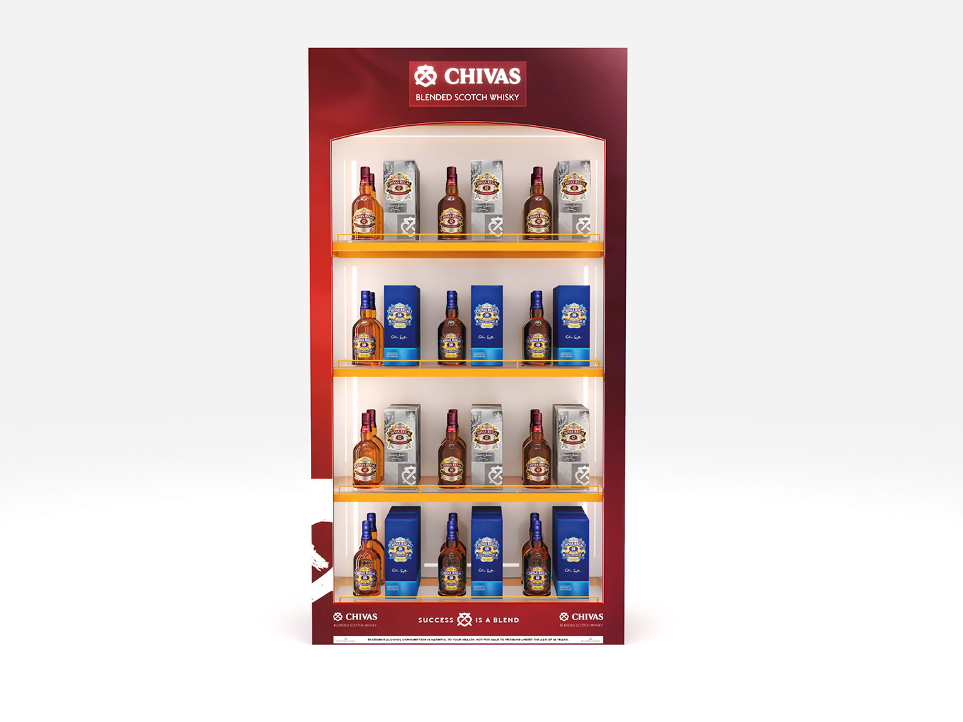 chivas Display FSU liquor marketing   posm regal