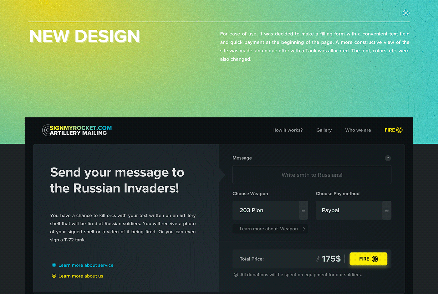 charity charity website UI/UX ukraine user experience user interface War Website Website Design