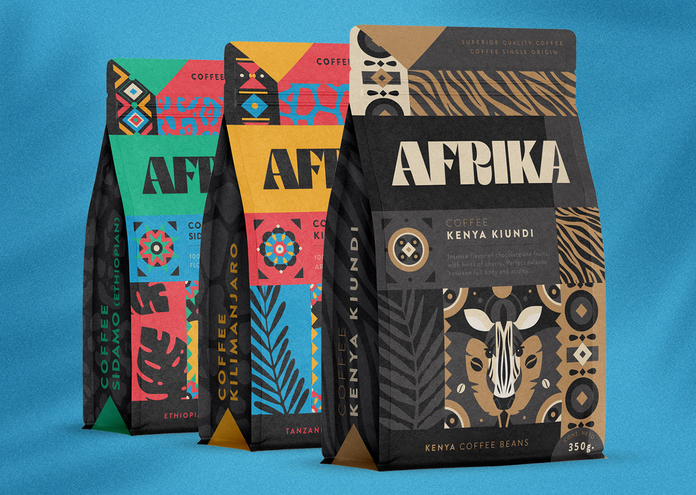 africa Coffee design diseño gráfico package package design  Packaging packaging design packagingdesign product