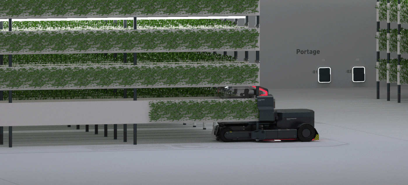 Tractor Vertical_farming farming valtra hydroponics agriculture design concept transportation industrial
