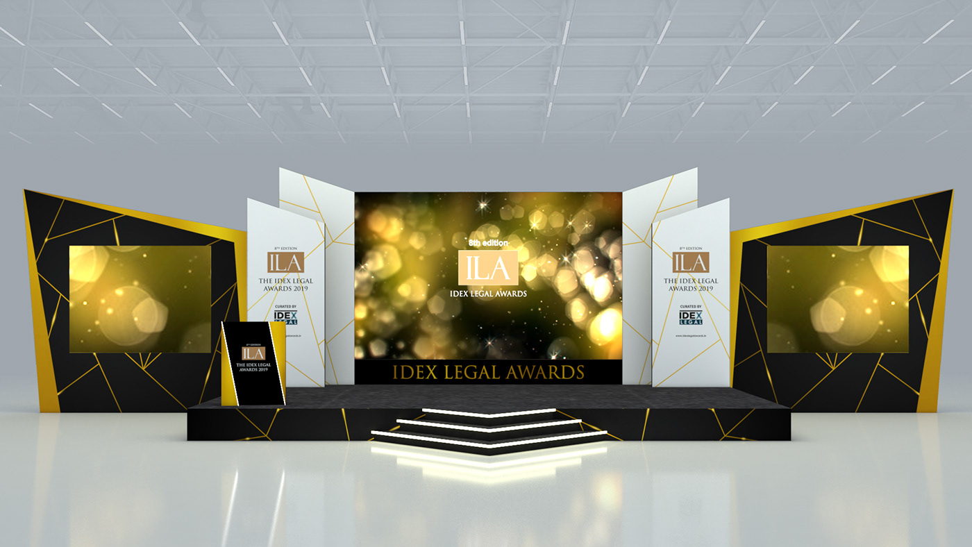 3ds max Event Events Exhibition  set design  Stage STAGE DESIGN Stall Design virtual event vray