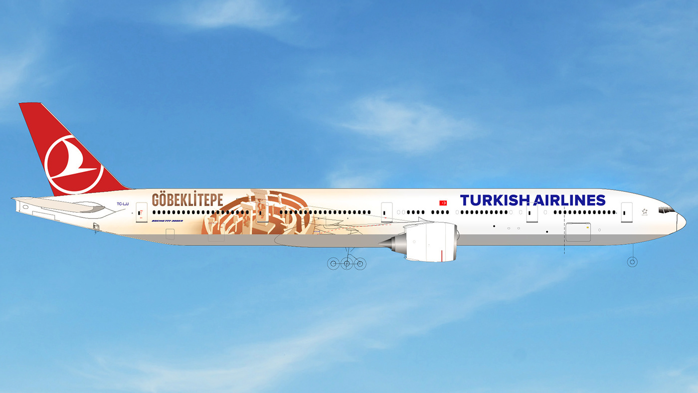 THY Travel plane airplane Aircraft concept livery design türk hava yolları Turkish Airlines
