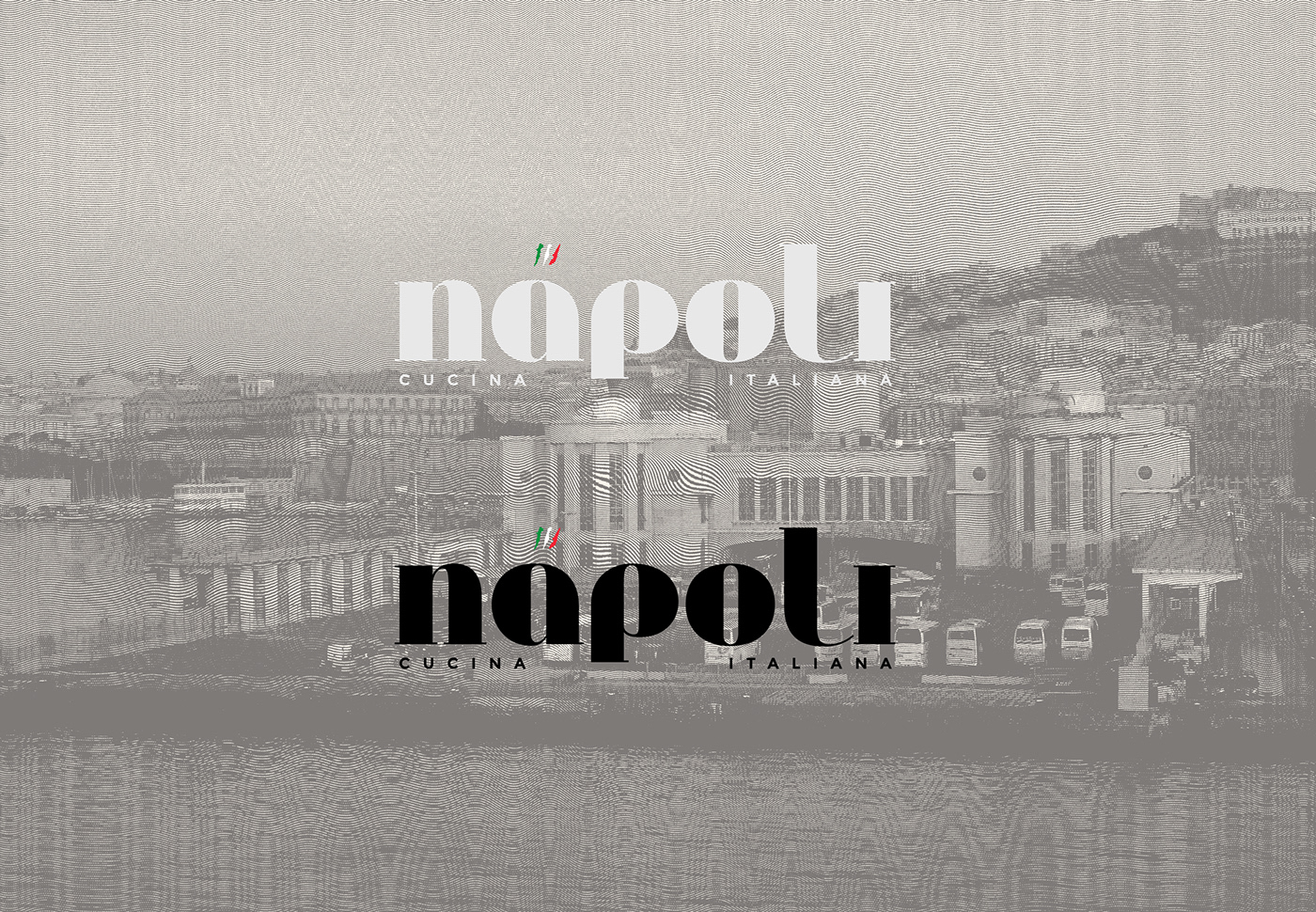 ANCIENT ITALY branding  engraved italian italian restaurant logo NAPOLI Pasta Stationery victor hernandez
