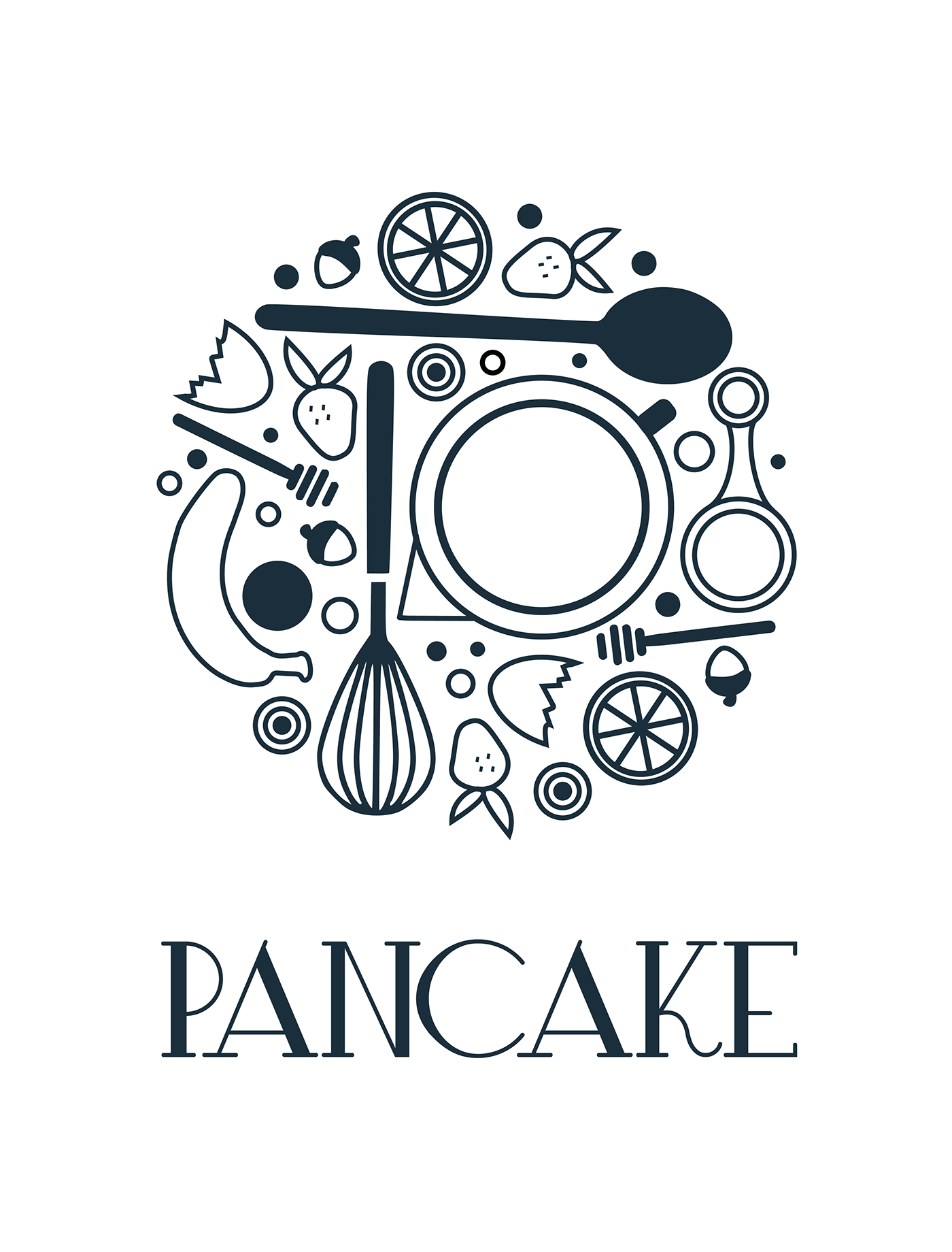 logo ILLUSTRATION  pancake