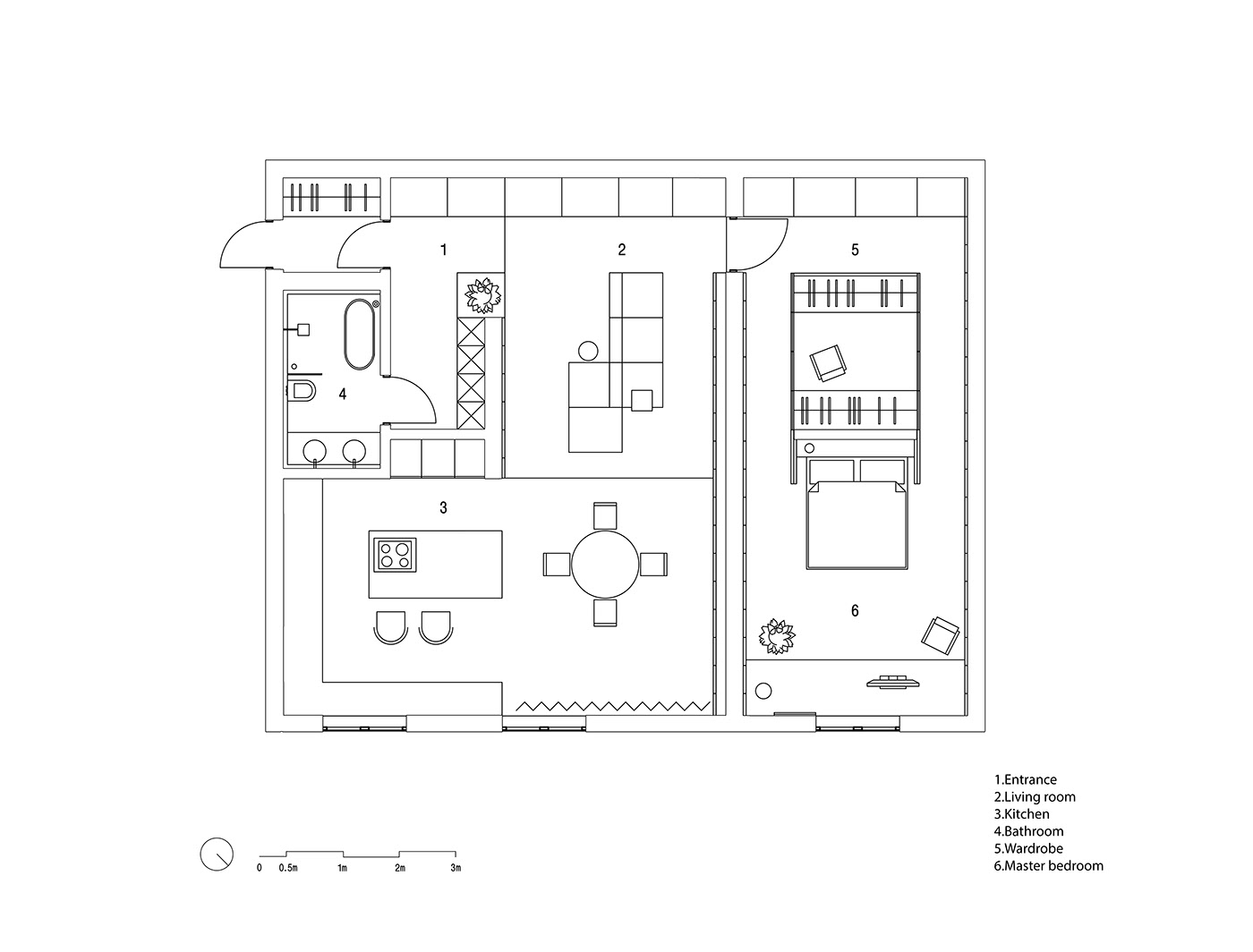 flat 3ds max SketchUP wood Terrazzo Marble interior design  Minimalism bathroom livingroom