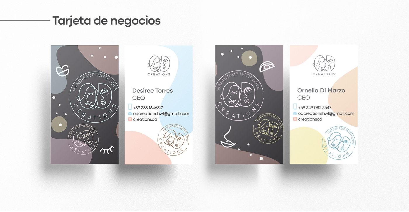 branding  diseño de logos Estudio Lumínica imagen de marca logos Maily Sequera Manual de Identidad Packaging tarjeta de negocios venezuela