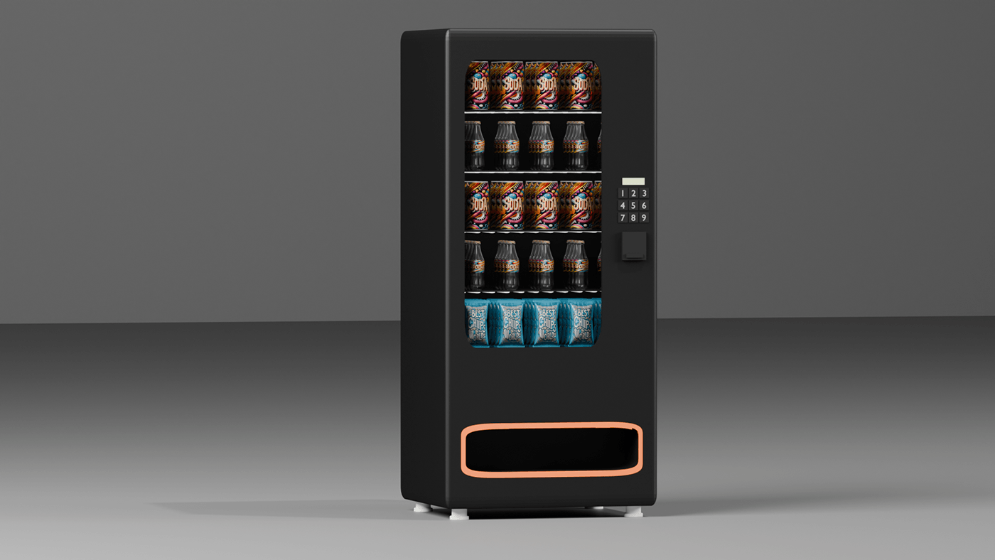 soda bottle sale marketing   can vending machine