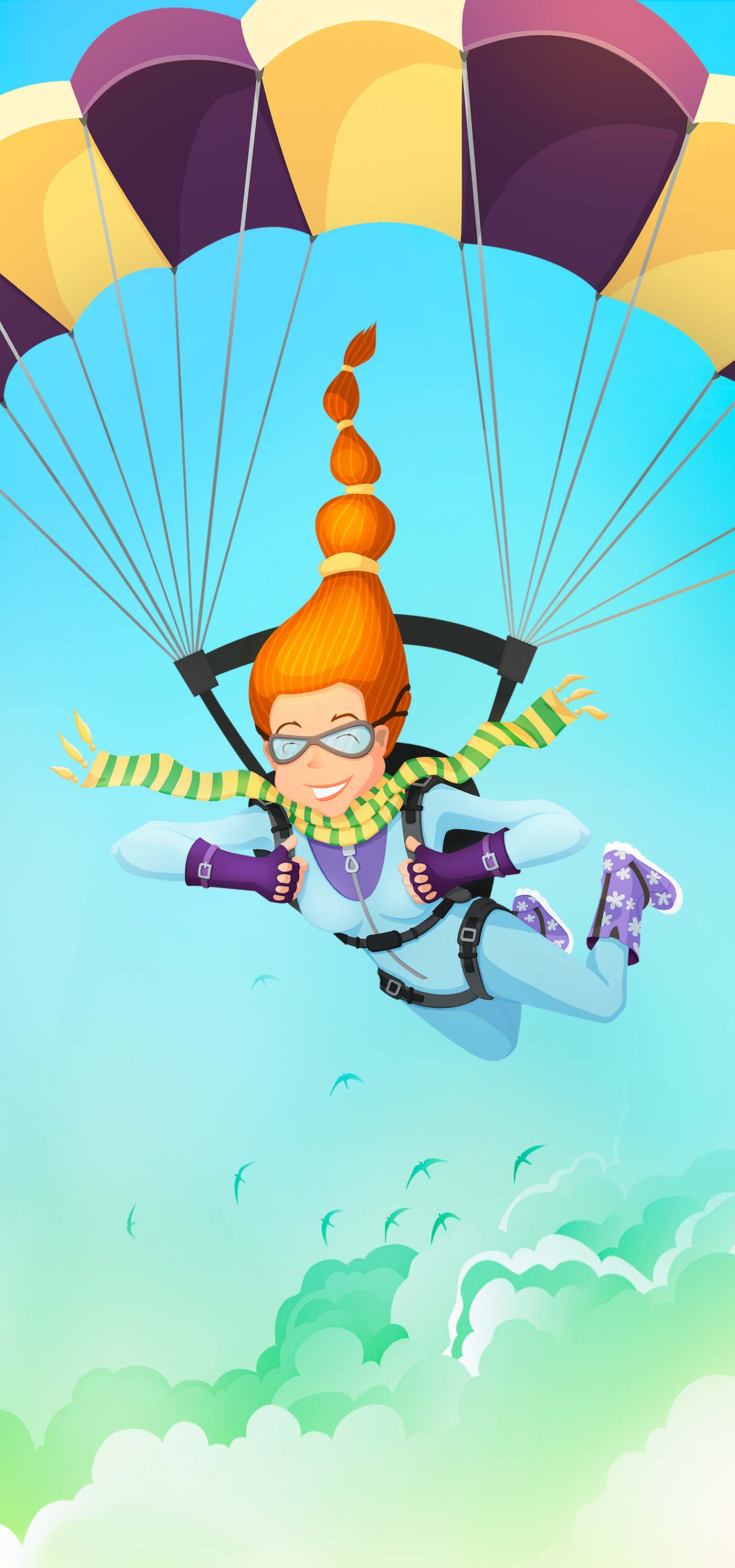 skydiver parashutist parachute jumper