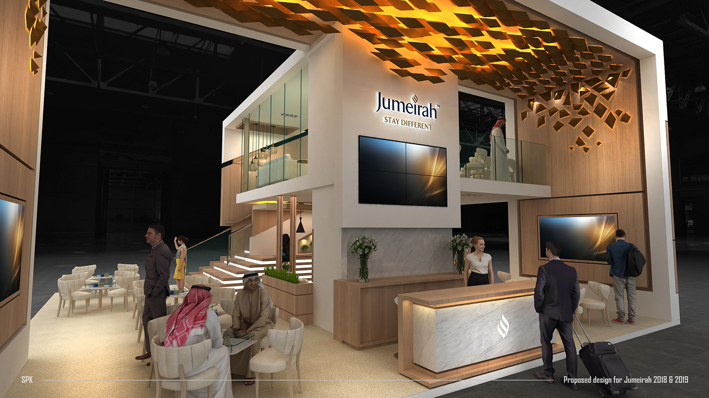 Exhibition dubai exhibition stand Jumeirah @ ATM 2018 Jumeirah @ ATM 2019 Jumeirah 2018 and 2019 spk