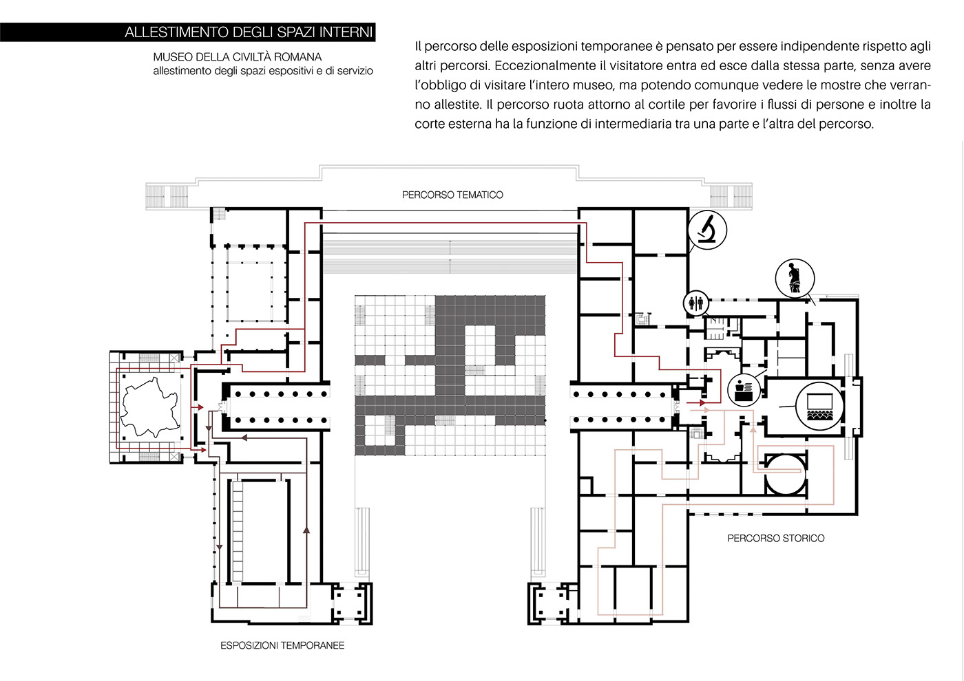 design architecture museum interiordesign progettazione Project thesis degree Interior architettura