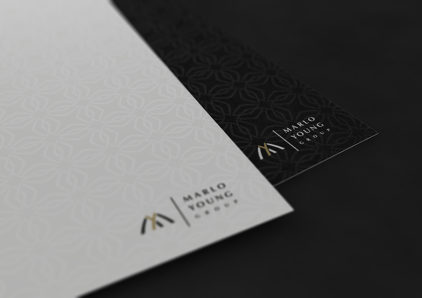 Branding design logo identity stationary Logotype marlo young group print Marcel buerkle south africa corporate