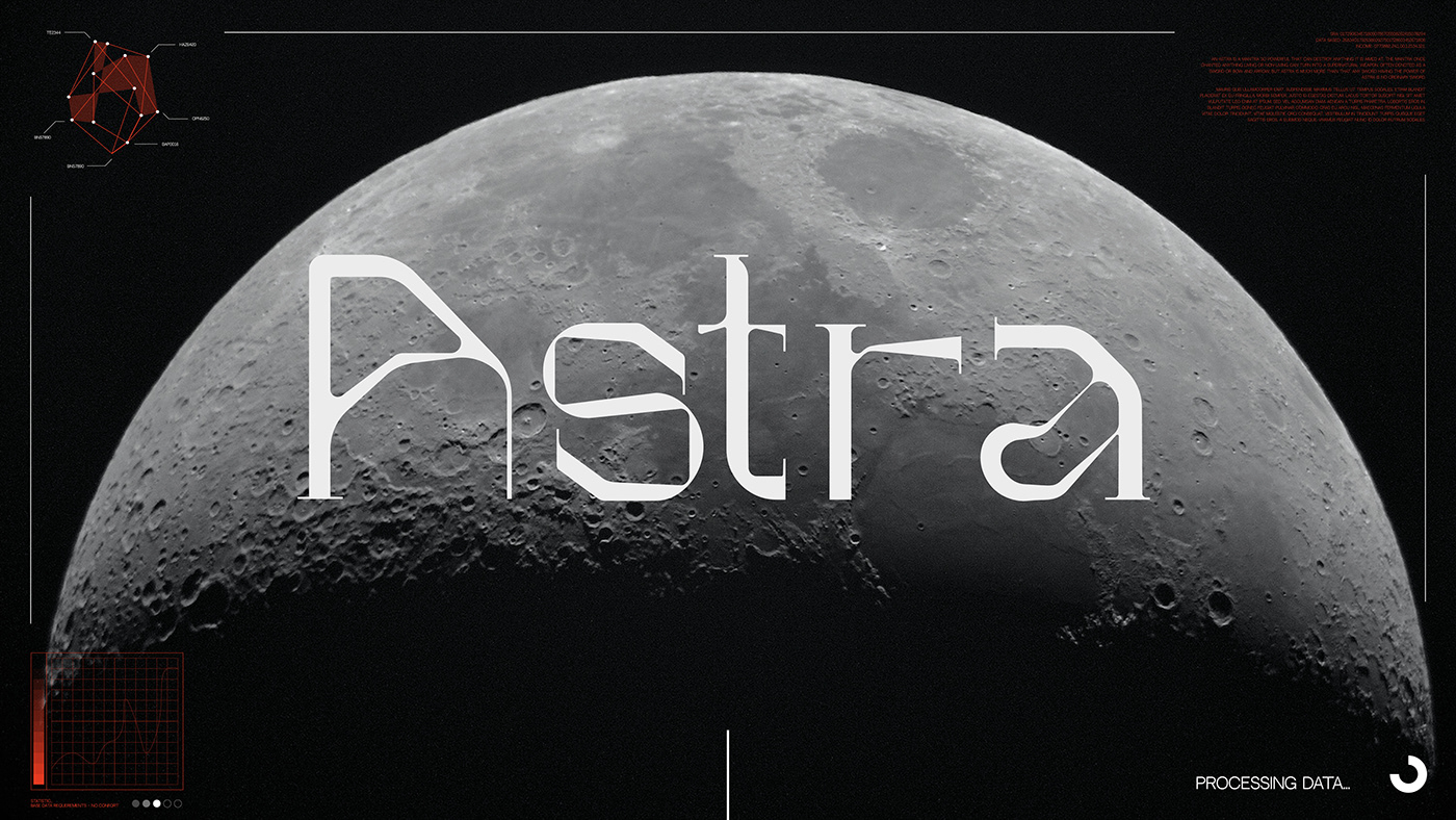text typography   typography design display font display design Astrology astronaut planet vector