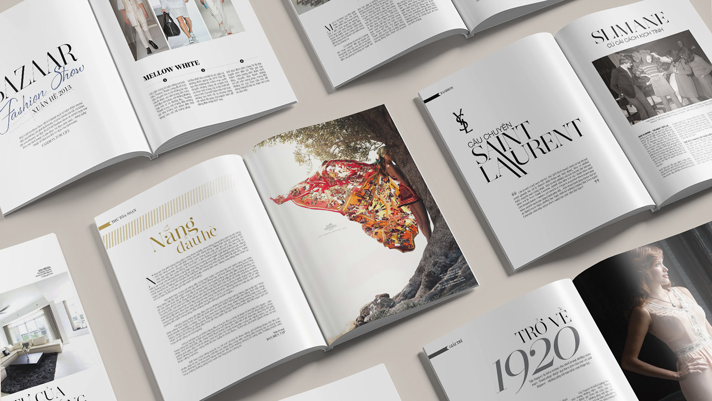 Print Magazine Catalogue magazine bazaar print brochure Layout editorial design  typography   Advertising 