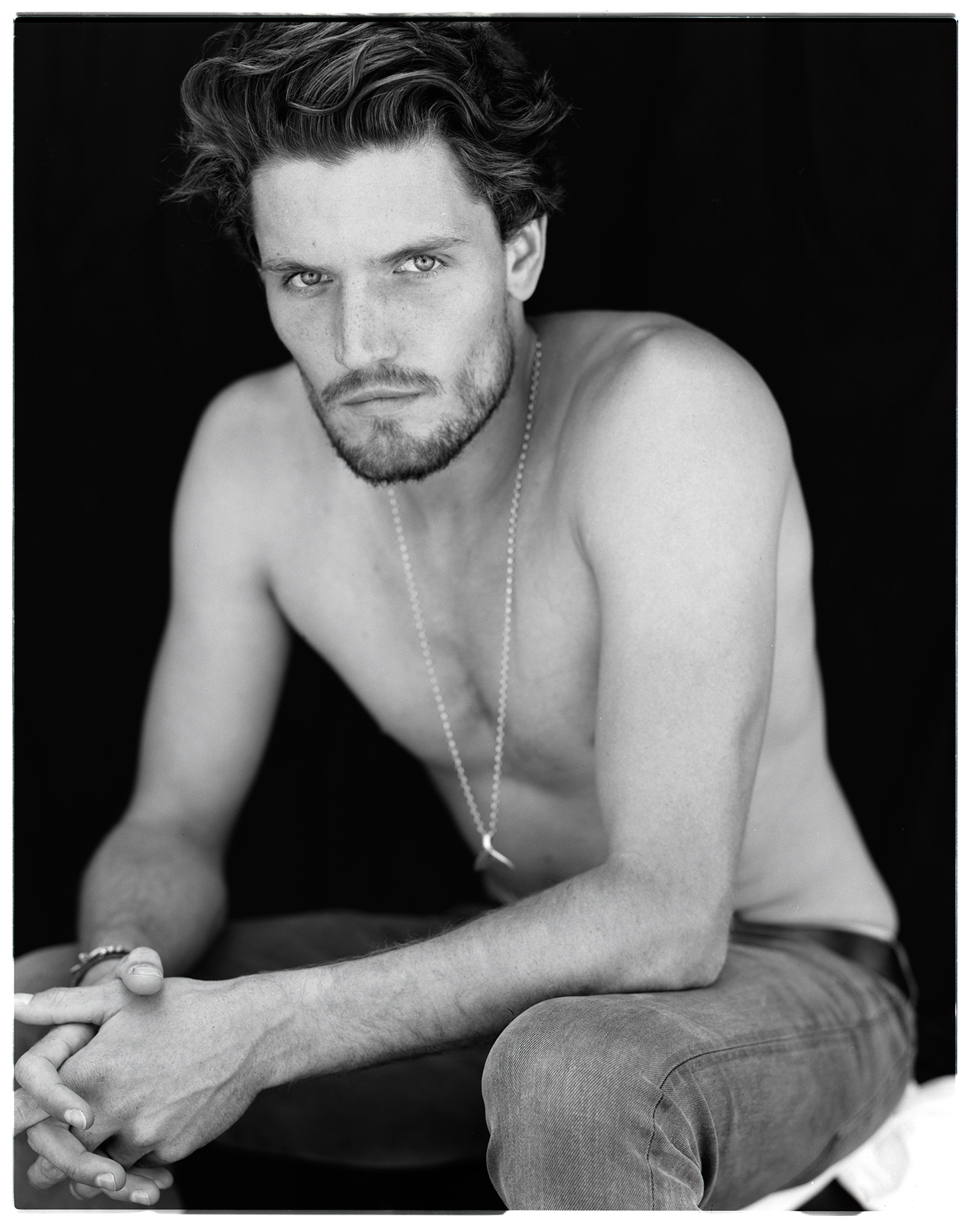 benjo arwas Next Models male modes editorial casting the fashionisto film is not dead large format black and white beauty portraits Los Angeles models Polaroids
