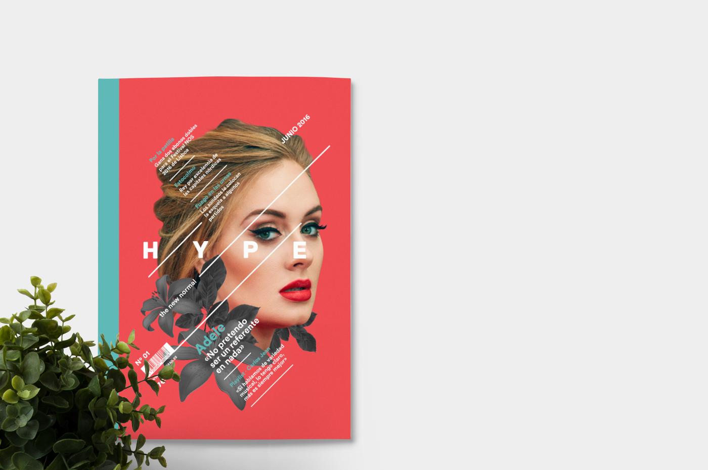 collage editorial magazine Adele kit harington  Game of Thrones