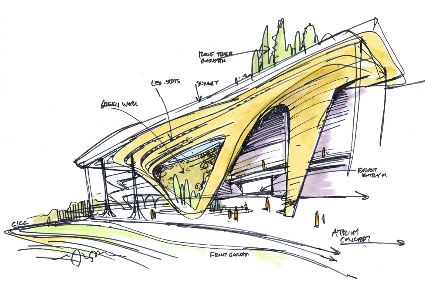 10 Design architecturedesign conventioncentre Cultural & Civic design submission Korea