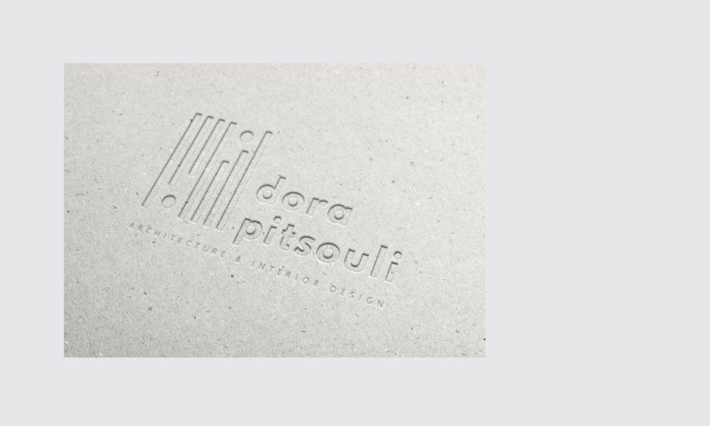 branding  architect logo identity architecture minimal subtractive typography   Greece graphic design 
