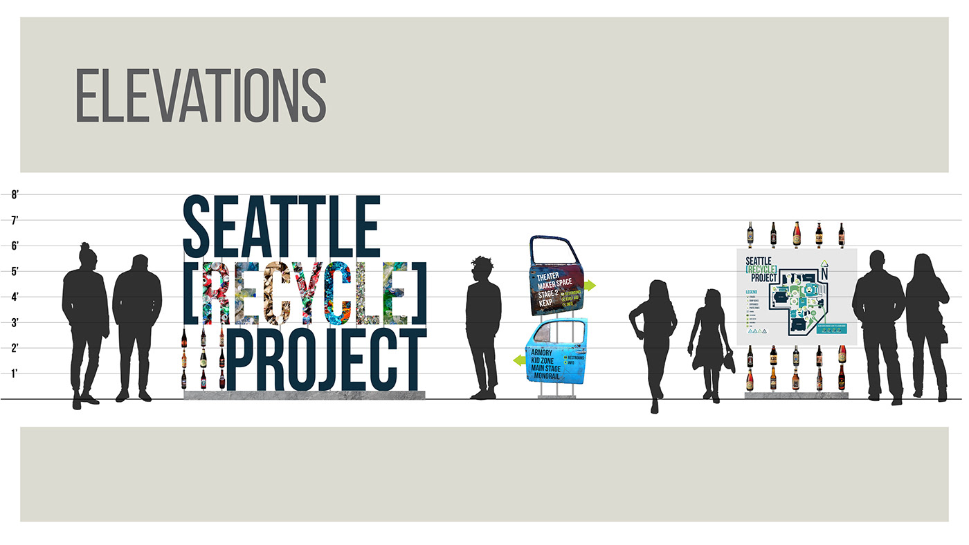 EGD Event Design festival design graphic design  music recycle Sustainable