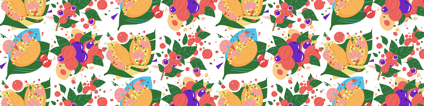adobe illustrator artwork Character design  Digital Art  Drawing  Food  ILLUSTRATION  tanabata vector vector art