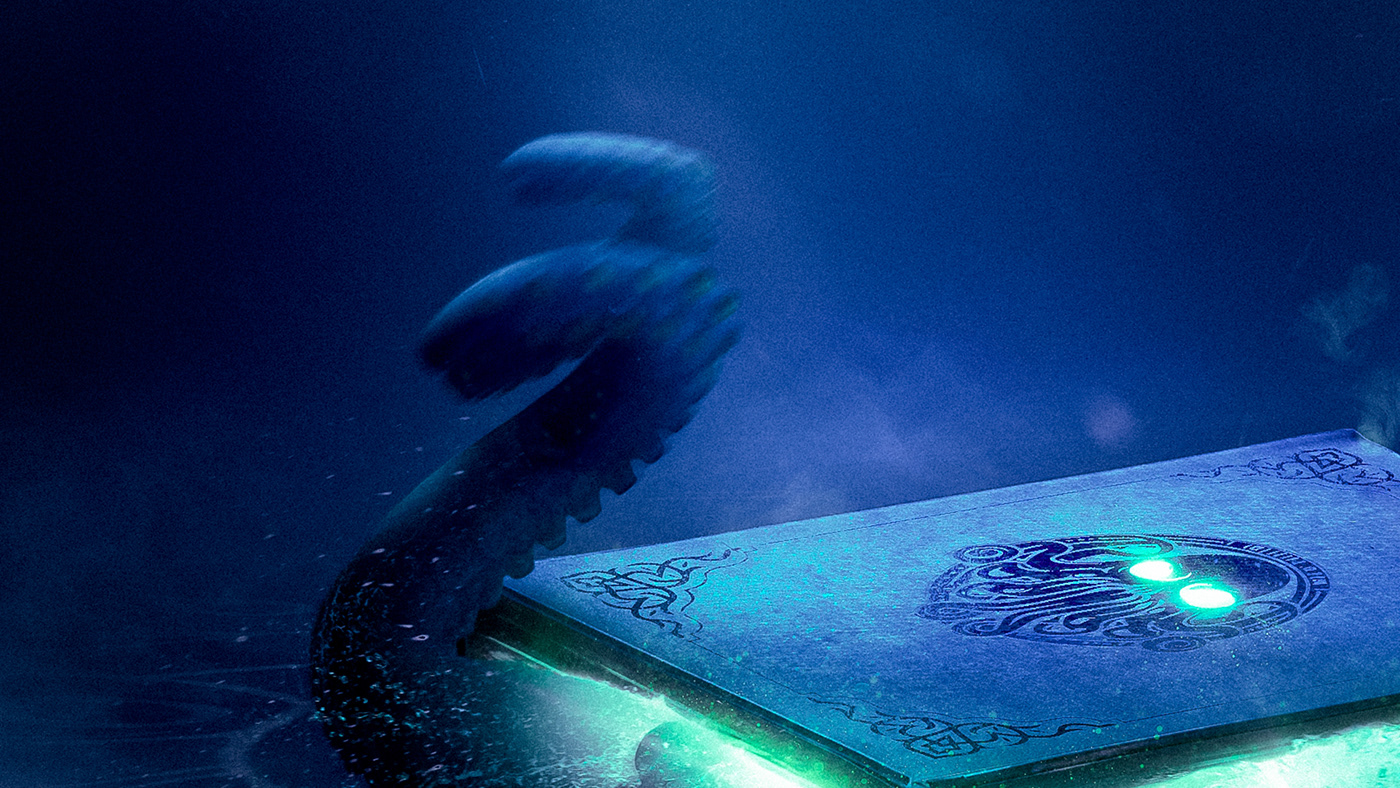 water Ocean cthulhu lovecraft horror book manipulation Magic   fantasy Direção de arte