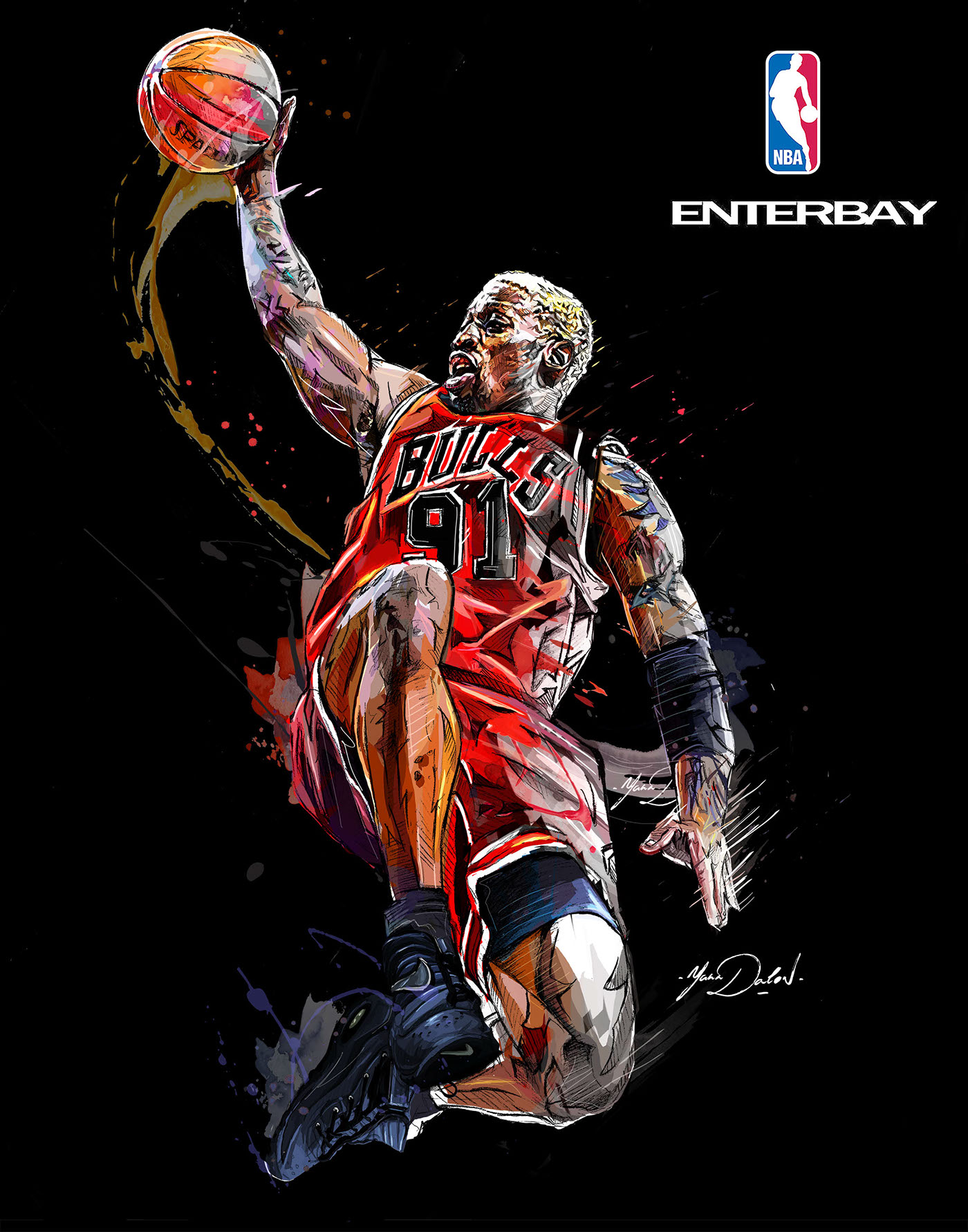 NBA toys ENTERBAY Michael Jordan sport basketball Packaging Dynamic jordan chicago bulls