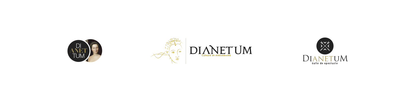 Dianetum Anet Diane de Poitiers Logotype logo inspire inspiration logotipos  Logotipo brand