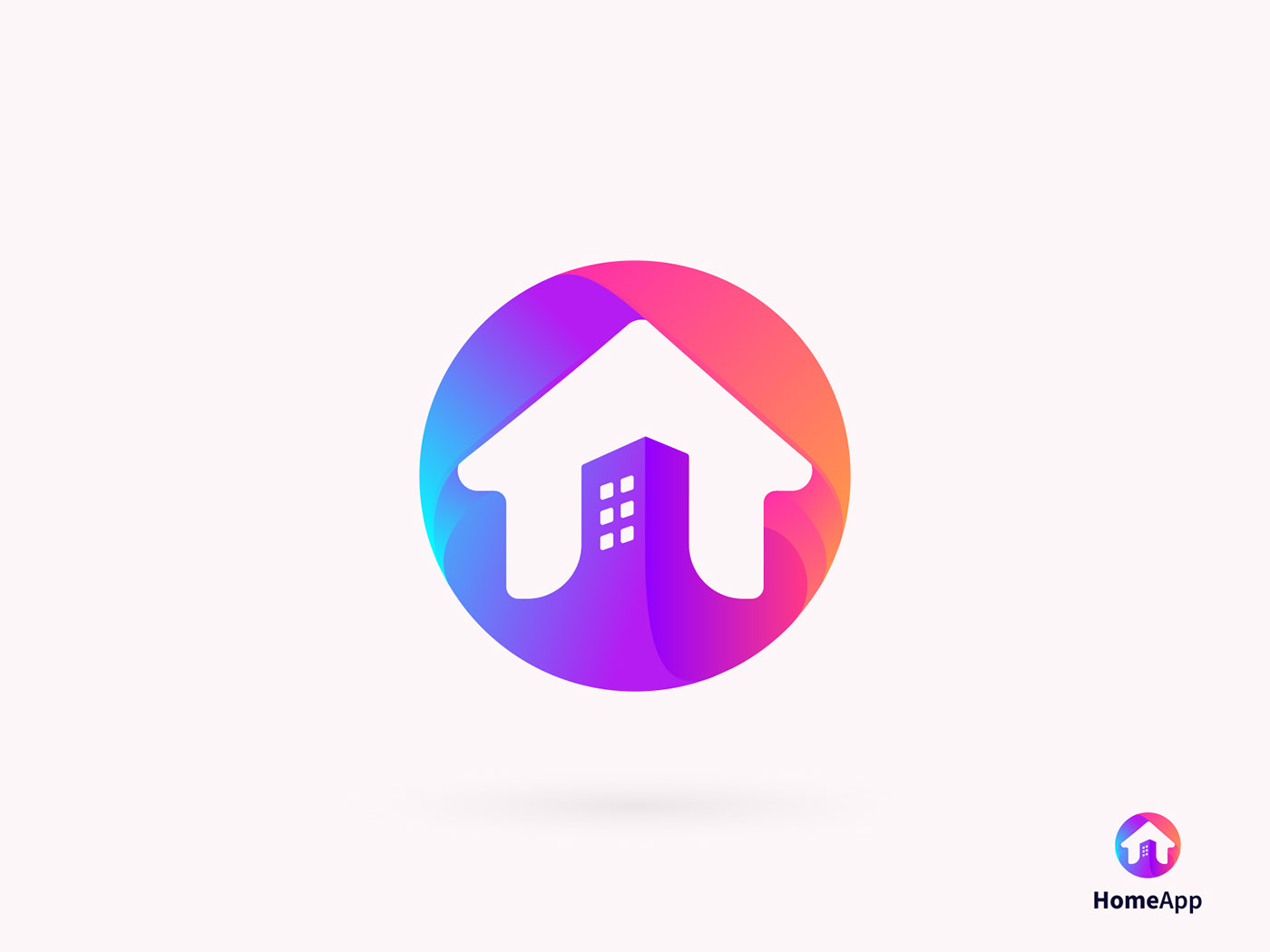 branding  building design graphic home house Icon logo realestate symbol