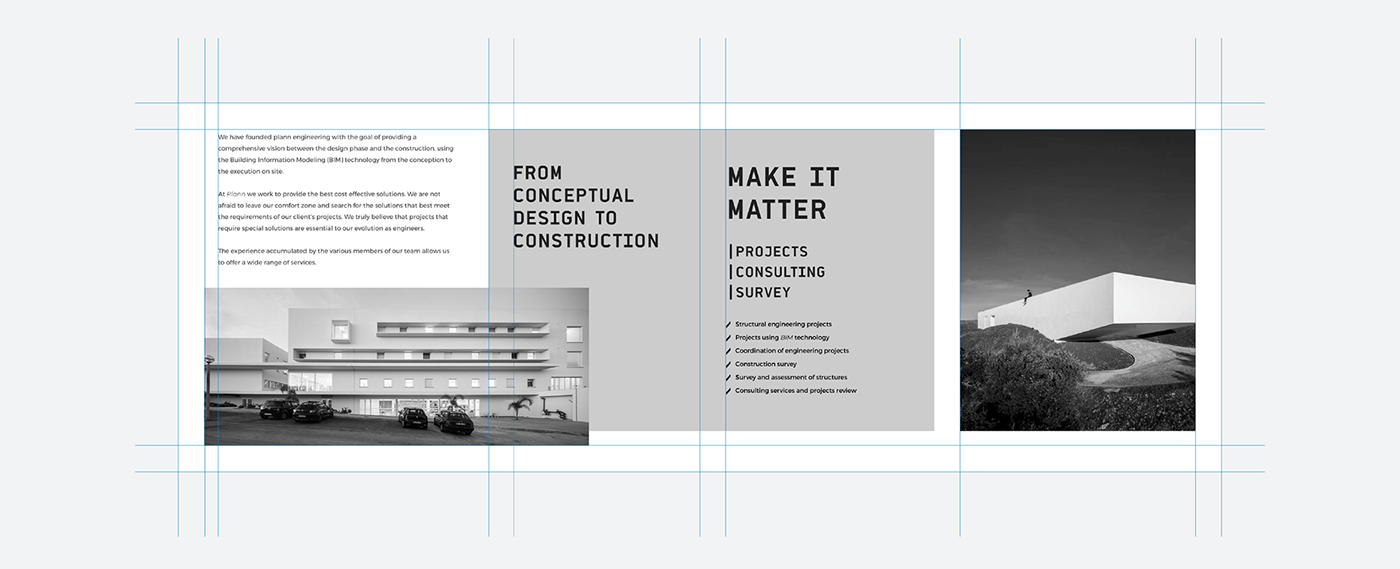 architecture template clean simple branding  construction culture passion yellow book
