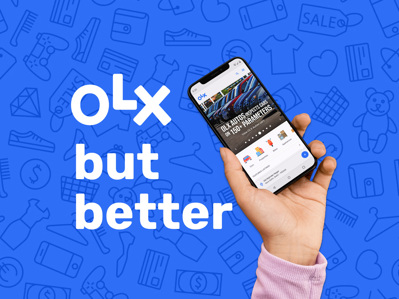 olx redesign Case Study UX design ui design