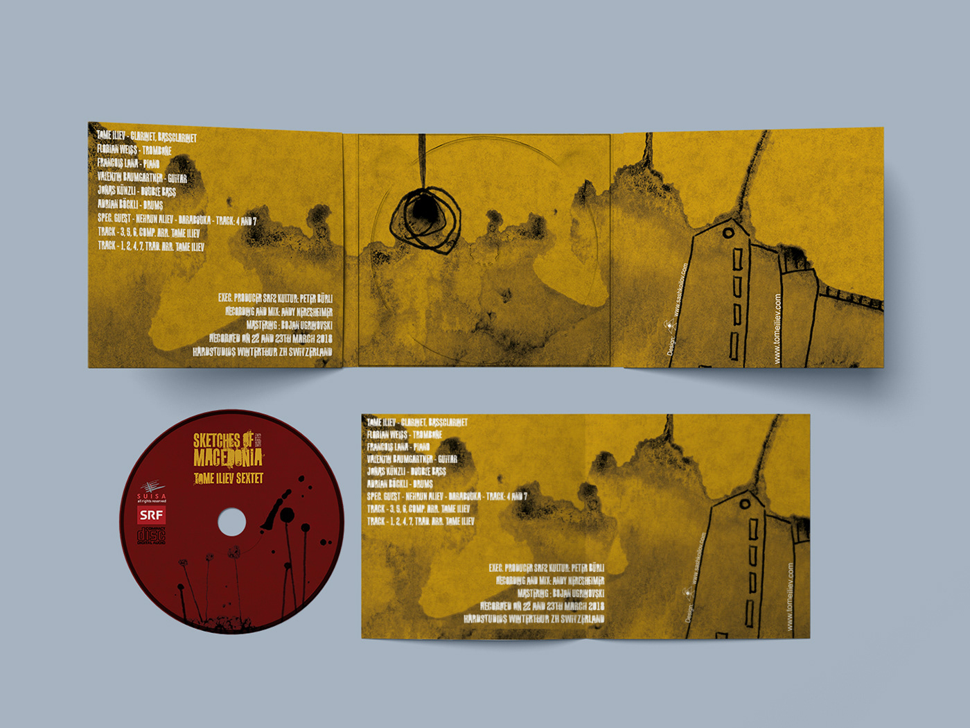 Packaging cd graphic design  Illustation