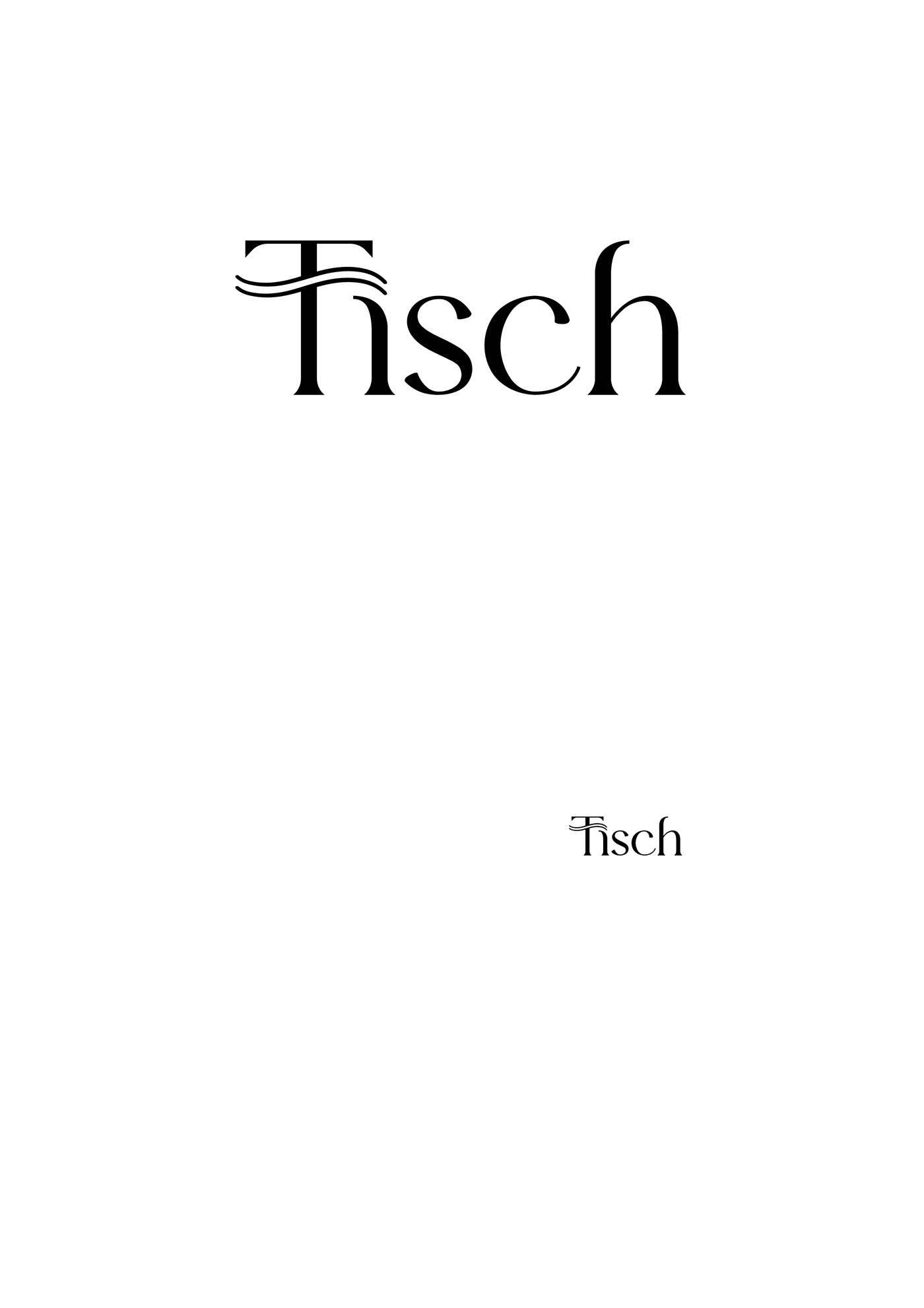 Tisch Project design logo tableware graphic design  logo versions