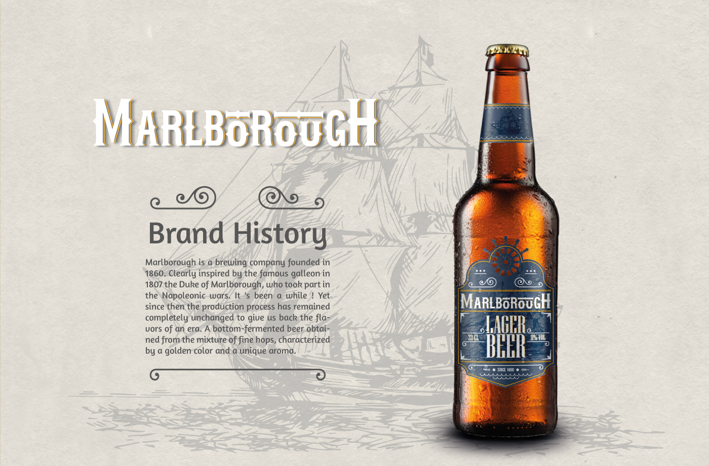 Birra beer england galleon ship inghilterra Bier bottle bottiglia Label etichetta pub marine marlborough etichetta