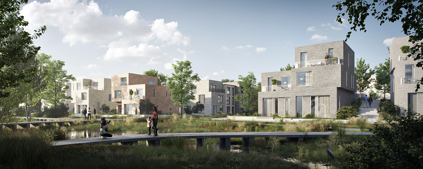 Sustainable architecture visualization archviz Competition vivid-vision vivid vision dutch Netherlands Masterplan