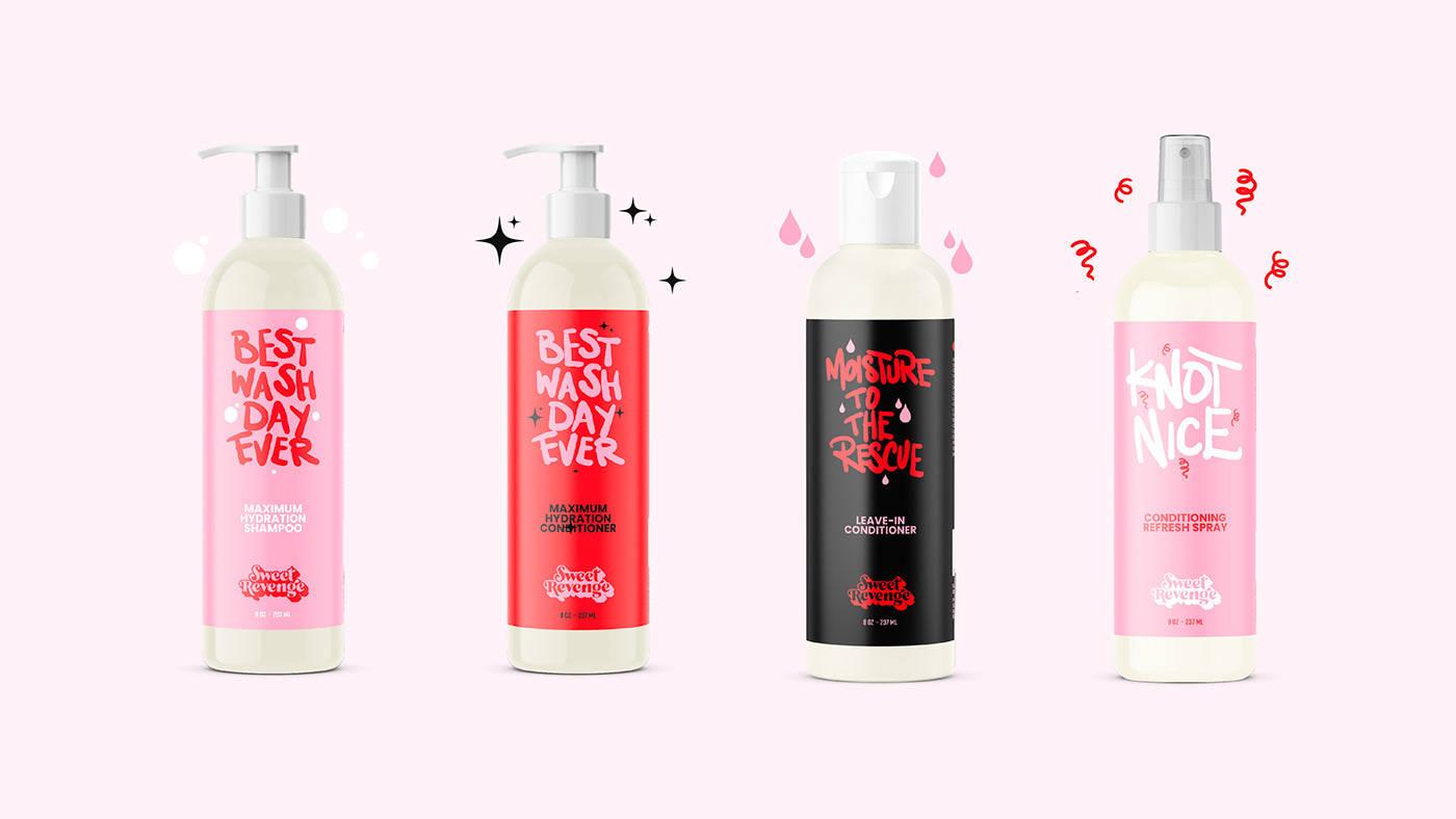 brand identity design haircare products Label Logo Design Mockup Packaging packaging design shampoo visual identity