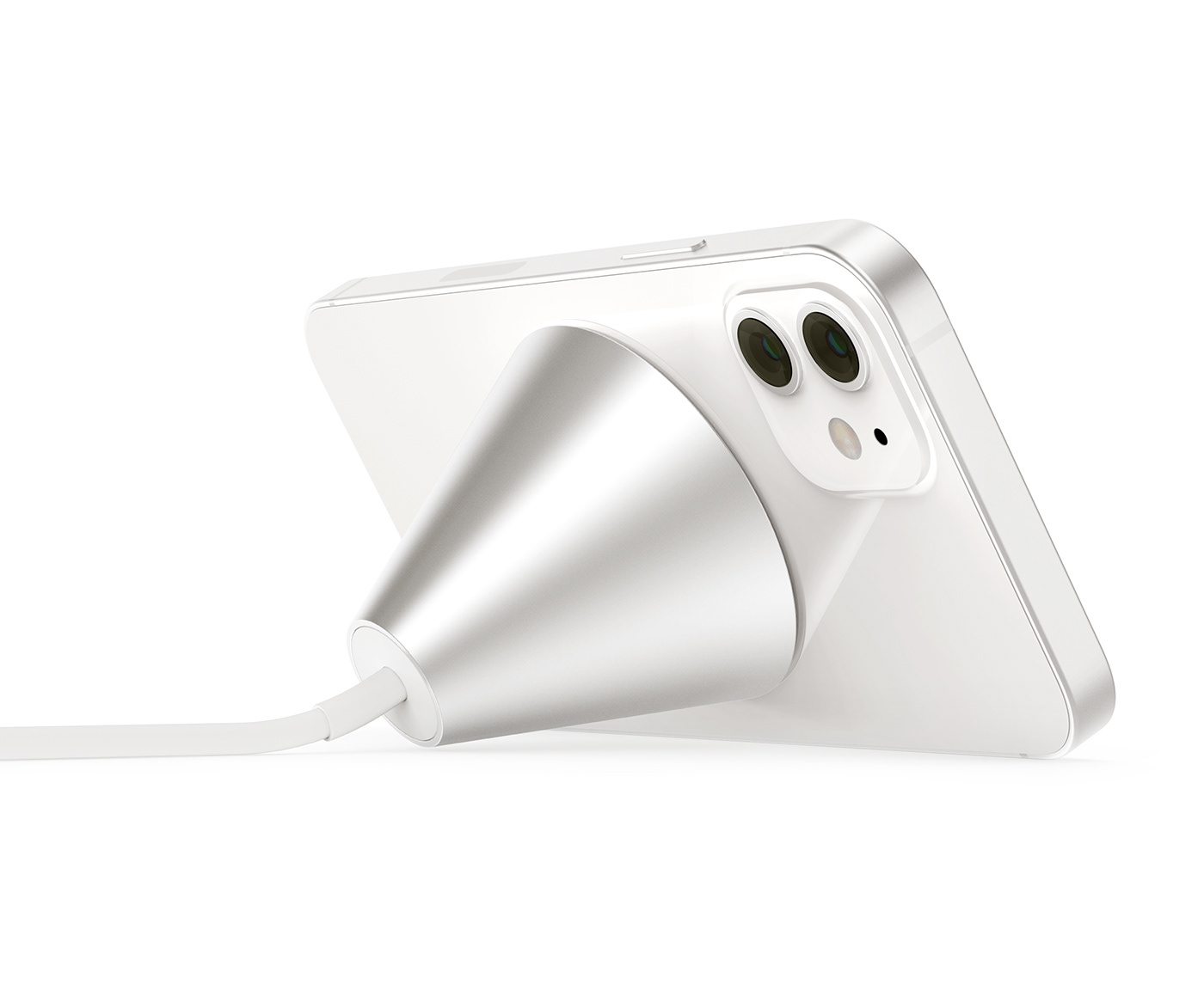 apple industrialdesign iphone iphone12 MagSafe modern productdesign simple Stand steel