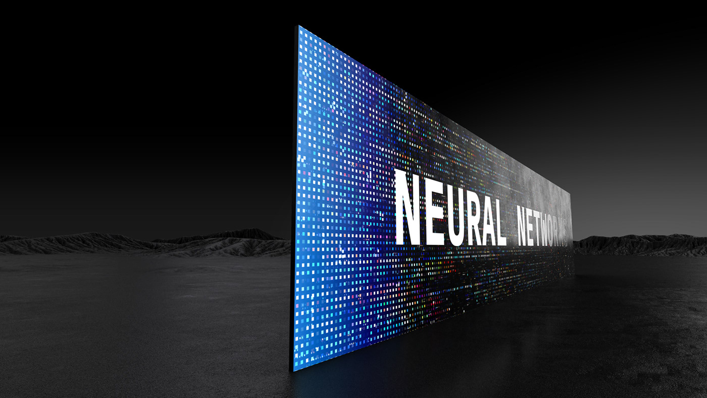 neural network artificial intelligence Technology corporate after effects motion graphics  black and white 3D ai