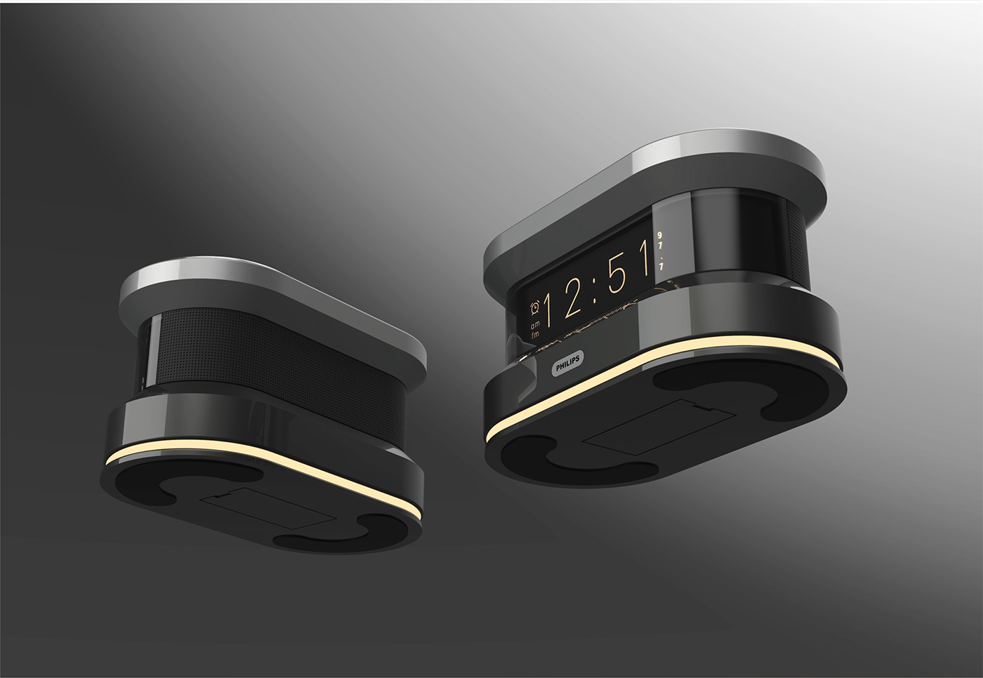 industrial design  Philips Modern Design clock alarm Sanguinetti